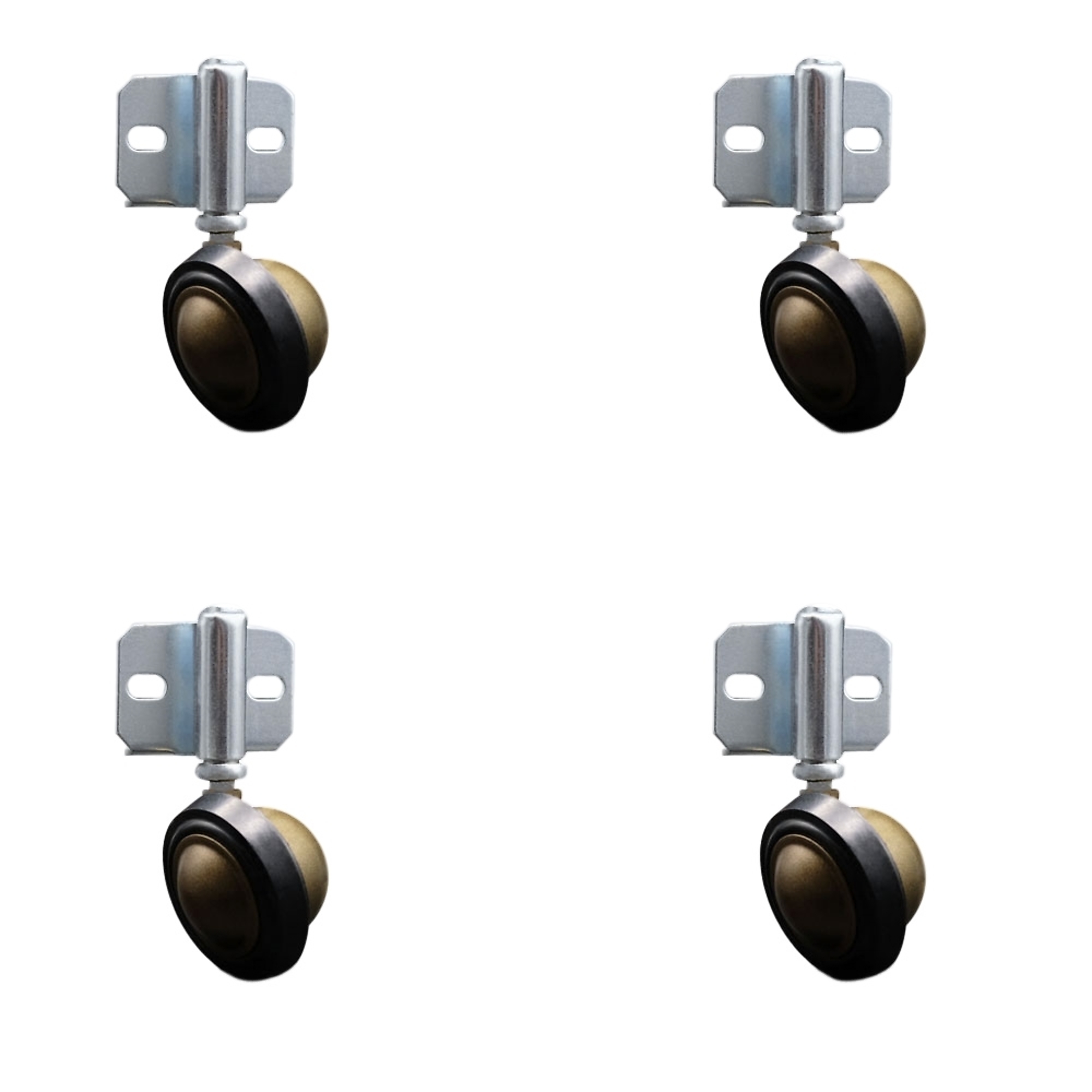 Service Caster, 2 1/4in. Stem Casters, Wheel Diameter 2.25 in, Caster Type Swivel, Package (qty.) 4, Model# SCC-GR01S214-DCR-WA-71678-4-CB180-4